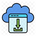 Cloud Download Cloud Computing Icon