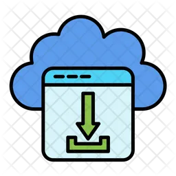 Cloud Download  Icon