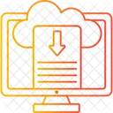 Cloud download  Icon