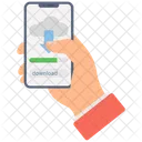 Internet Downloading Online Data Cloud Download Icon