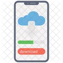 Internet Downloading Online Data Cloud Download Icon