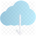 Cloud-Download  Symbol