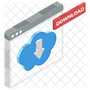 Cloud Download  Icon