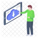 Cloud Download  Icon
