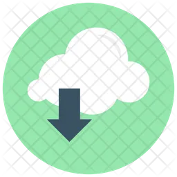 Cloud Downloading  Icon
