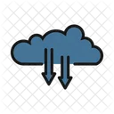 Cloud Downloading Cloud Network Cloud Sharing Icon