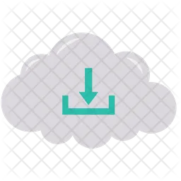 Cloud Downloading  Icon