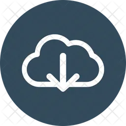 Cloud downloading  Icon