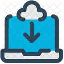 Cloud Computing Laptop Icon