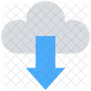 Cloud Downloading  Icon