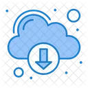 Cloud Downloading  Icon