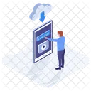 Cloud Computing Cloud Storage Cloud Technology Icon