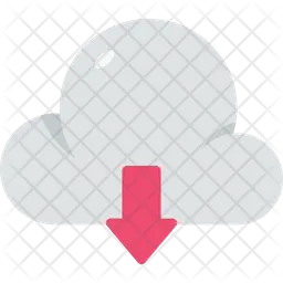 Cloud downloads  Icon