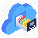Cloud Computing Cloud Drawer Cloud Books Icon