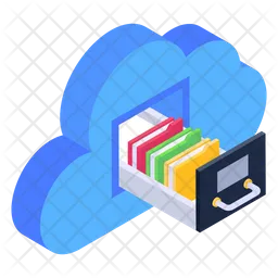 Cloud Drawer  Icon