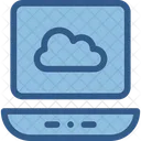 Cloud Drive Connection Laptop Icon