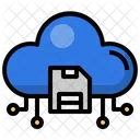Cloud Drive Floppy Disk Technology Icon