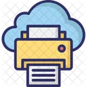 Cloud Druck Online Druck Druckservice Symbol