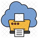 Cloud-Drucker  Symbol