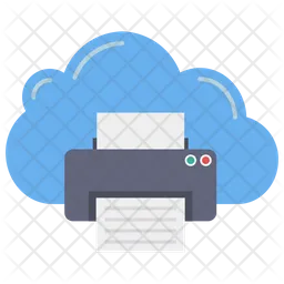 Cloud-Drucker  Symbol