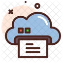 Cloud-Drucker  Symbol