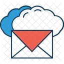 Cloud E Mail Cloud Mit E Mail Brief Symbol