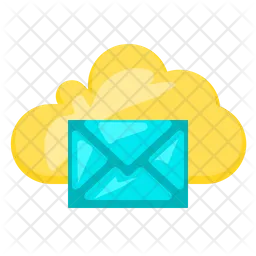 Courrier électronique dans le cloud  Icône