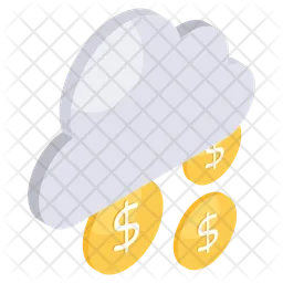 Cloud Earning  Icon