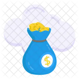 Cloud Earning  Icon