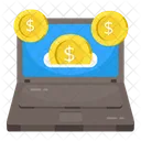 Cloud Earning Cloud Money Cloud Cash Icon