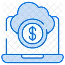 Cloud Earning Cloud Money Cloud Investment Icon