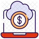 Cloud earning  Icon