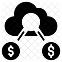 Cloud Earning Cloud Funding Cloud Profit Icon