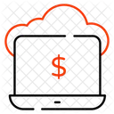 Cloud Earning  Icon