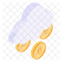 Cloud Money Cloud Earning Cloud Bitcoin Icon