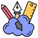 Cloud Editing Cloud Computing Edit Online Icon