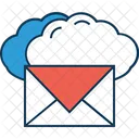 Email Cloud Cloud Avec Email Lettre Icône