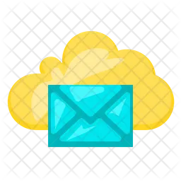 Cloud Email  Icon
