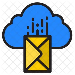 Cloud Email  Icon