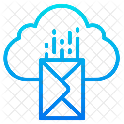 Cloud Email  Icon