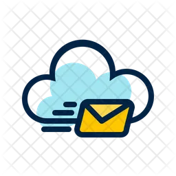 Cloud Email  Icon