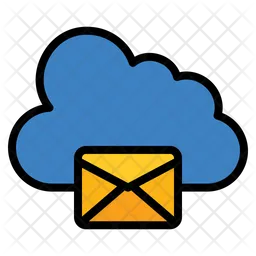 Cloud Email  Icon