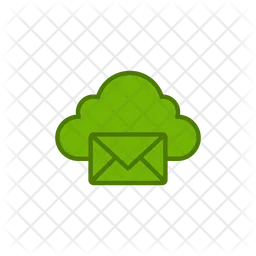 Cloud Email  Icon