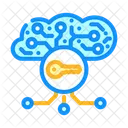 Encryption Key Cloud Icon