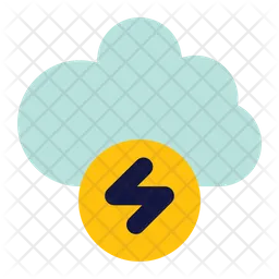 Cloud Energy  Icon