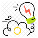 Cloud Energy  Icon