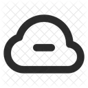 Wolke entfernen  Symbol