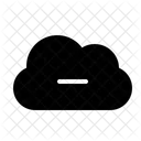 Wolke entfernen  Symbol