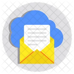 Cloud envelope  Icon