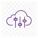 Cloud Equalizer Cloud Parameters Cloud Customization Icon